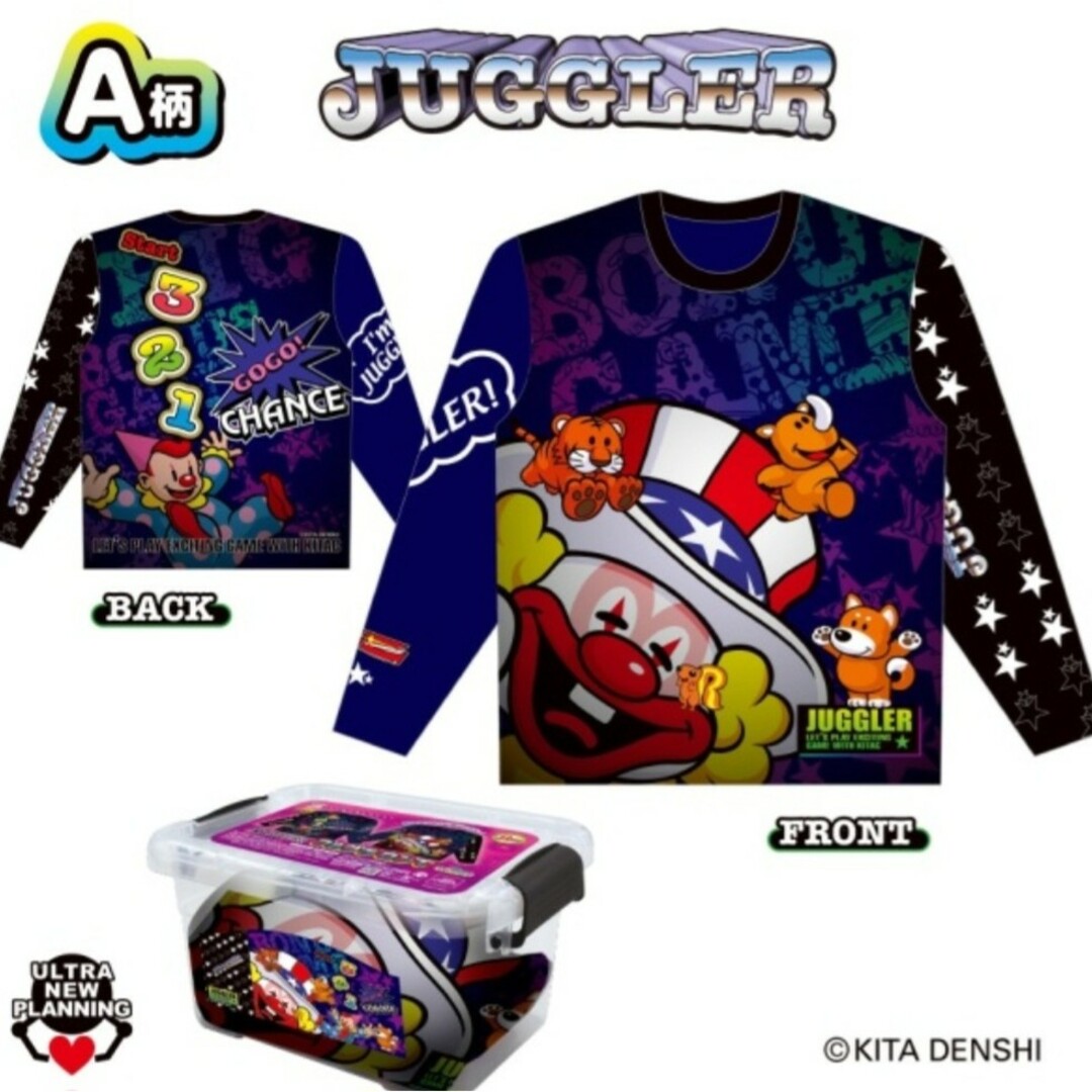 ジャグラー コンコレ ロングTシャツ 2種セット ＋  タッチライトスピーカー エンタメ/ホビーのテーブルゲーム/ホビー(パチンコ/パチスロ)の商品写真