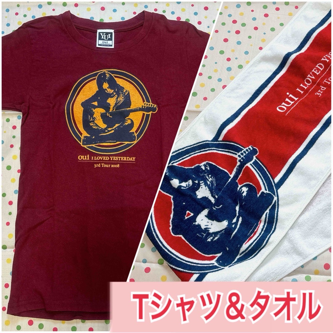 YUI ツアー Tシャツ oui I LOVED YESTERDAY 2008 レディースのトップス(Tシャツ(半袖/袖なし))の商品写真