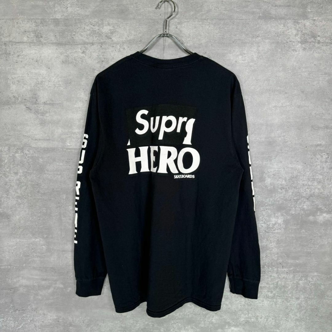 Supreme(シュプリーム)の『シュプリーム × アンチヒーロー』(L) プリント長袖Tシャツ メンズのトップス(Tシャツ/カットソー(七分/長袖))の商品写真