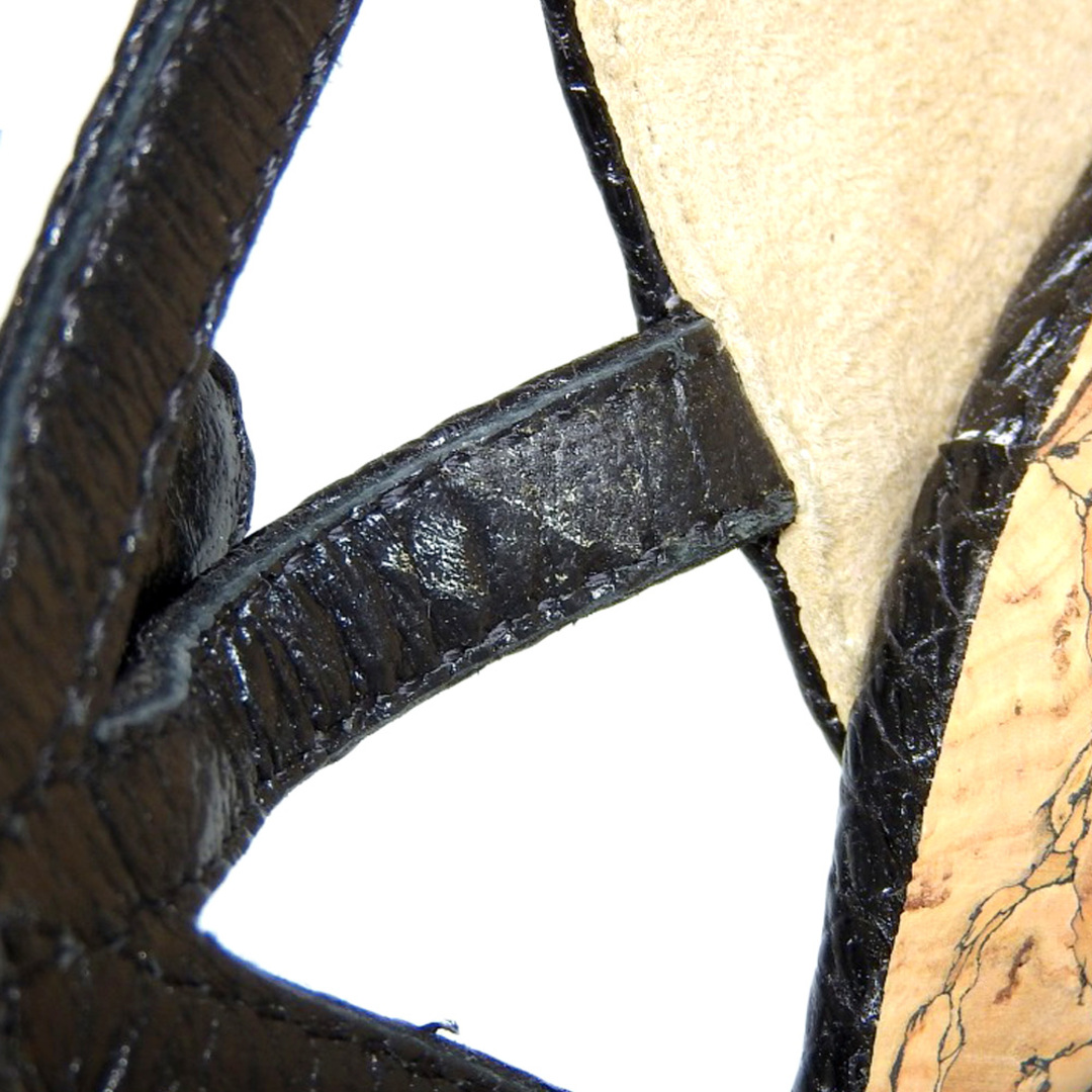 CHANEL(シャネル)のシャネル CHANEL シャネル ストラップ バックココマーク サンダル レディース ブラック 38 C 12P 38 C レディースの靴/シューズ(ハイヒール/パンプス)の商品写真