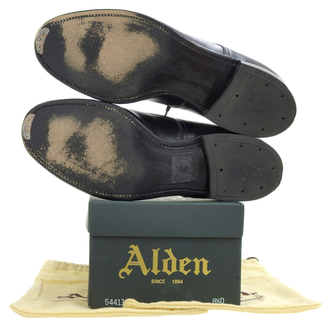 Alden(オールデン)のオールデン 美品 Alden オールデン カーフ モディファイドラスト Vチップ シューズ メンズ ブラック 8 1/2 D 54411 8 1/2 D メンズの靴/シューズ(ドレス/ビジネス)の商品写真