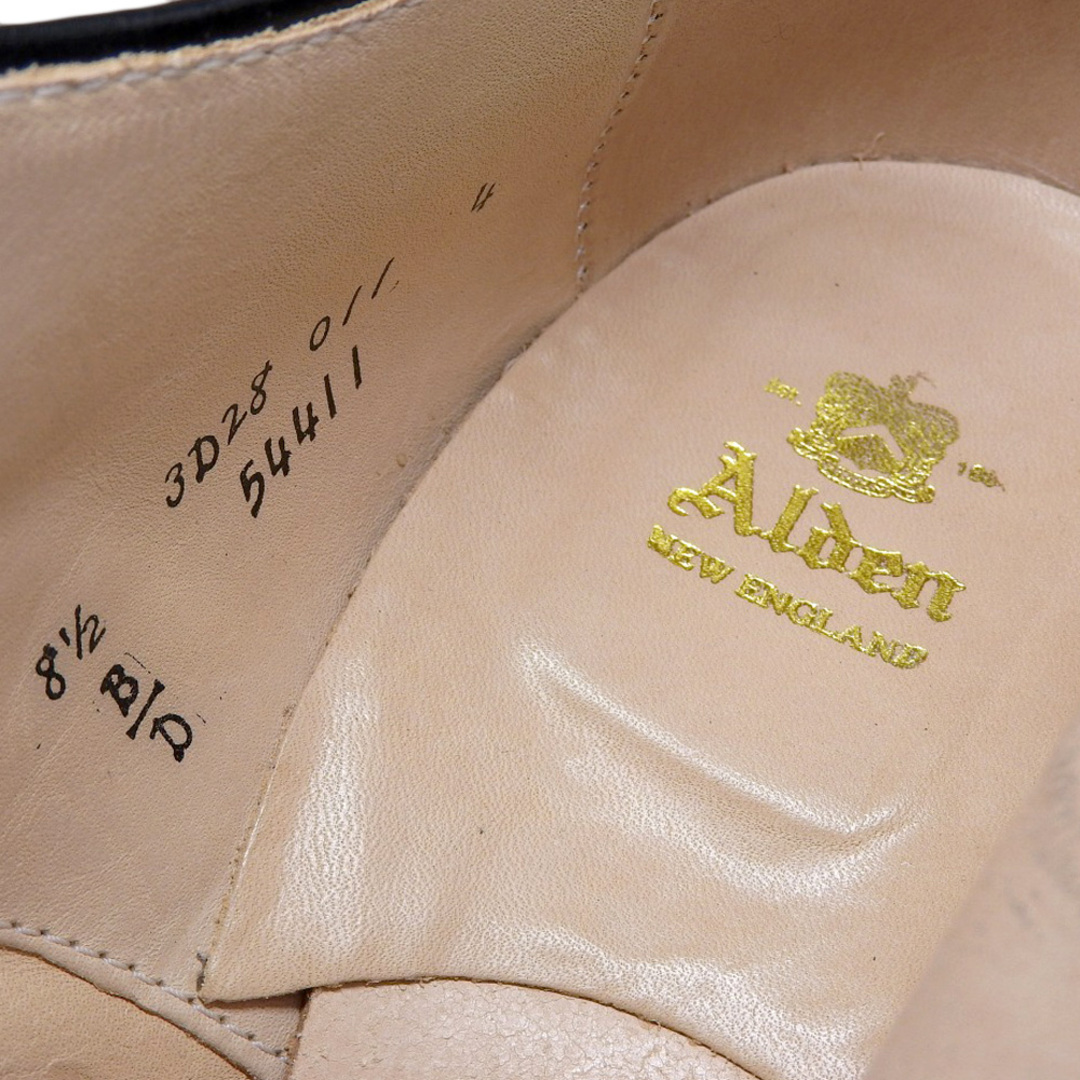 Alden(オールデン)のオールデン 美品 Alden オールデン カーフ モディファイドラスト Vチップ シューズ メンズ ブラック 8 1/2 D 54411 8 1/2 D メンズの靴/シューズ(ドレス/ビジネス)の商品写真