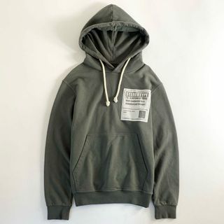 マルタンマルジェラ(Maison Martin Margiela)の58e11 Maison Margiela メゾンマルジェラ STEREOTYPE プルオーバー フーディ パーカーS30GU0068 46 グリーン コットン トルコ製(パーカー)