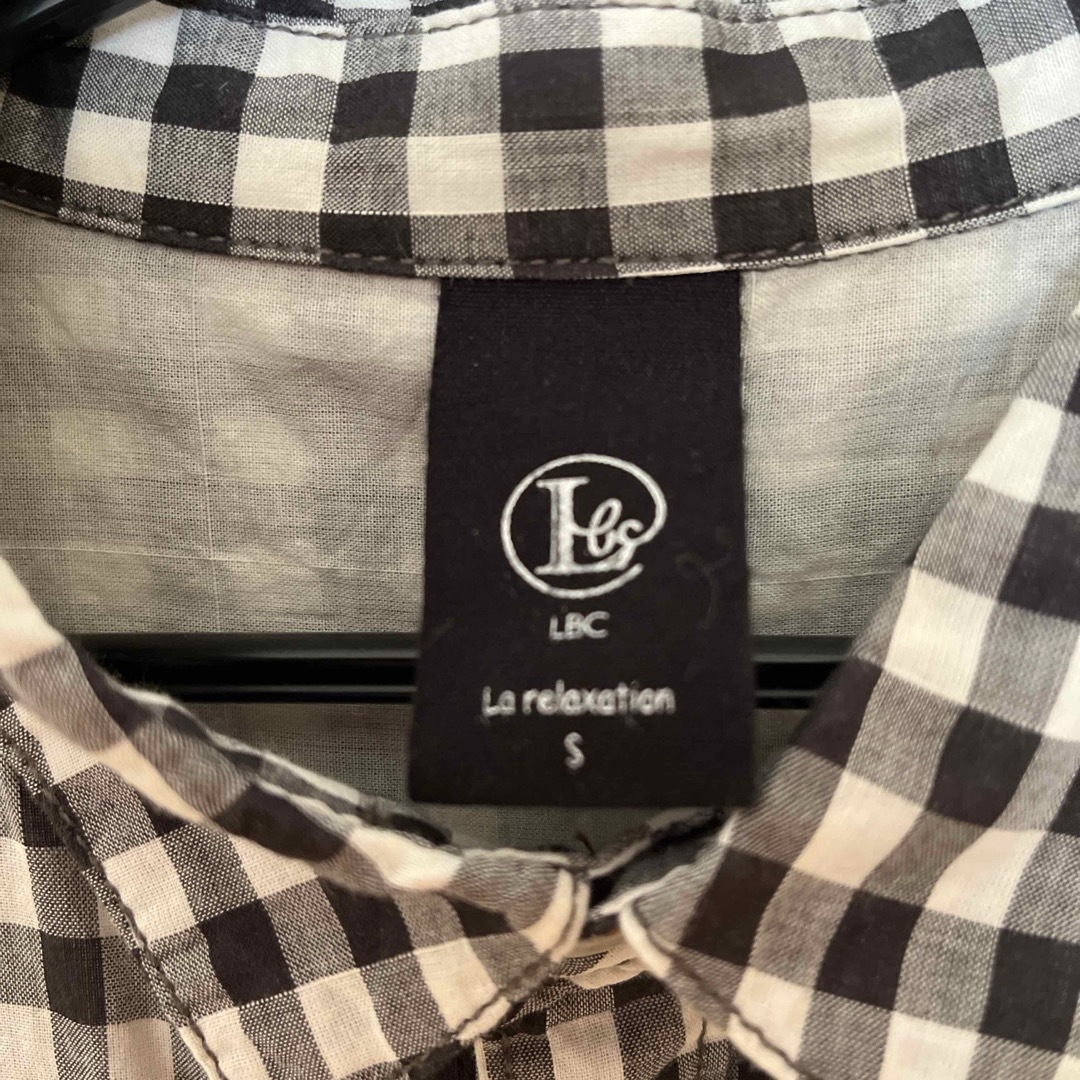 Lbc(エルビーシー)の長袖ギンガムチェックシャツ レディースのトップス(シャツ/ブラウス(長袖/七分))の商品写真