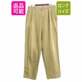 ラルフローレン(Ralph Lauren)の90s ポロ ラルフローレン コットン チノ パンツ メンズ 36 34 古着 90年代 オールド チノパン ストレート スラックス ポロチノ ツータック(チノパン)