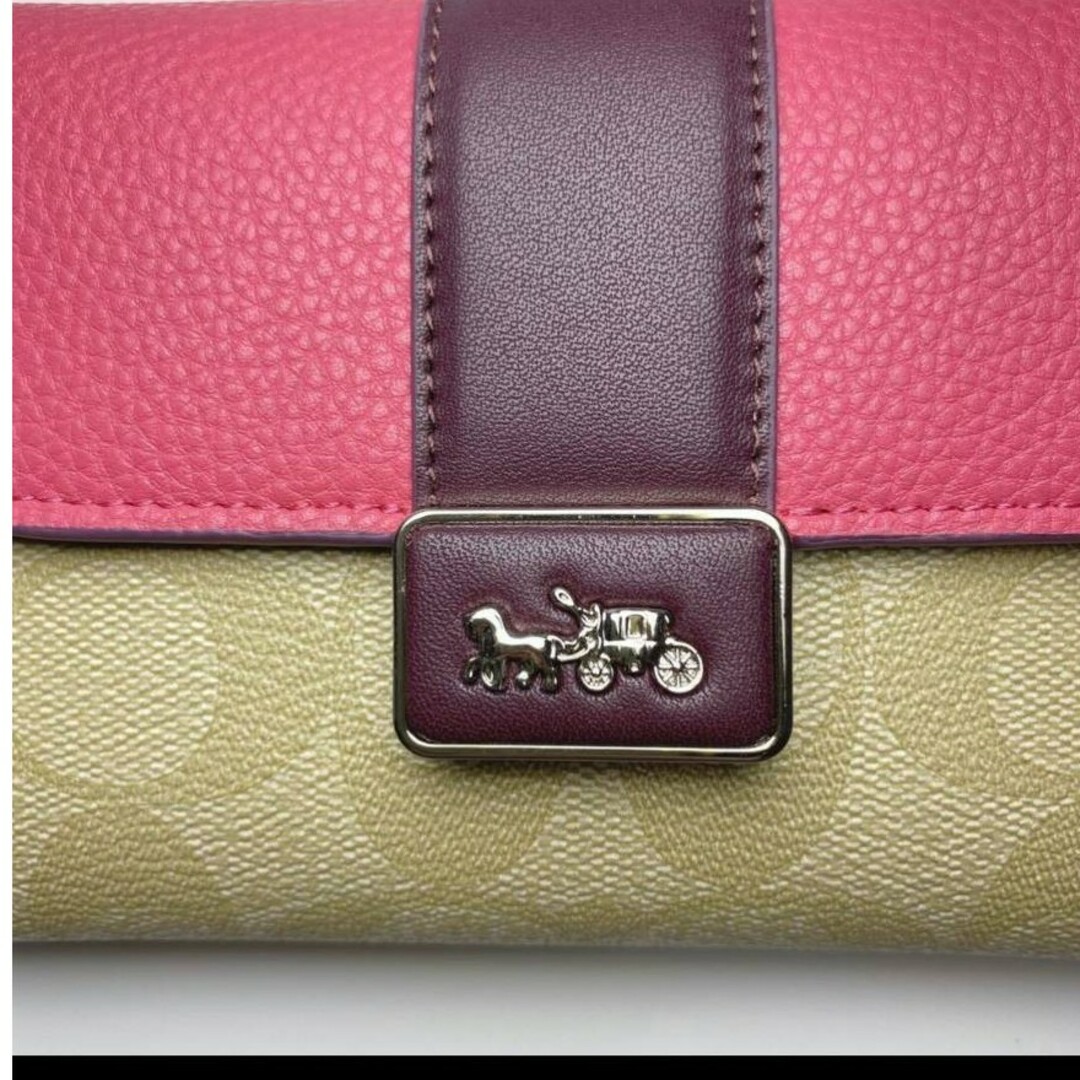 COACH(コーチ)の【新品未使用】COACH  三つ折り財布ミディアム グレース ピンク CC059 レディースのファッション小物(財布)の商品写真