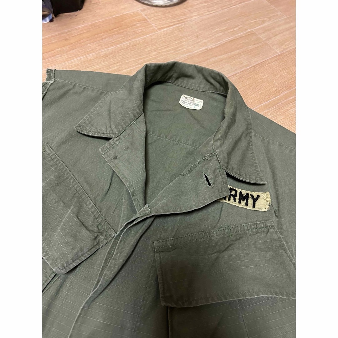 VINTAGE(ヴィンテージ)の希少 60s U.S.ARMY ナム戦 実物 ジャングルファティーグ XS-S メンズのジャケット/アウター(ミリタリージャケット)の商品写真