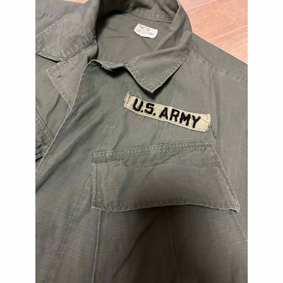 VINTAGE(ヴィンテージ)の希少 60s U.S.ARMY ナム戦 実物 ジャングルファティーグ XS-S メンズのジャケット/アウター(ミリタリージャケット)の商品写真