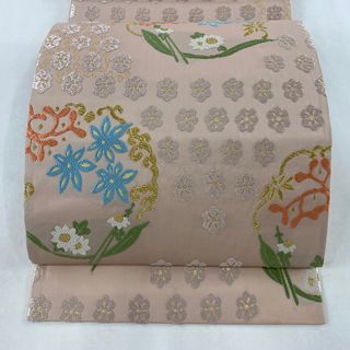 袋帯 美品 逸品 六通 正絹 【中古】(帯)