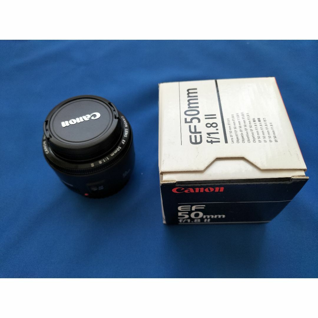 Canon(キヤノン)の【中古】キヤノン CANON　EF 50mm f1.8 Ⅱ スマホ/家電/カメラのカメラ(レンズ(単焦点))の商品写真