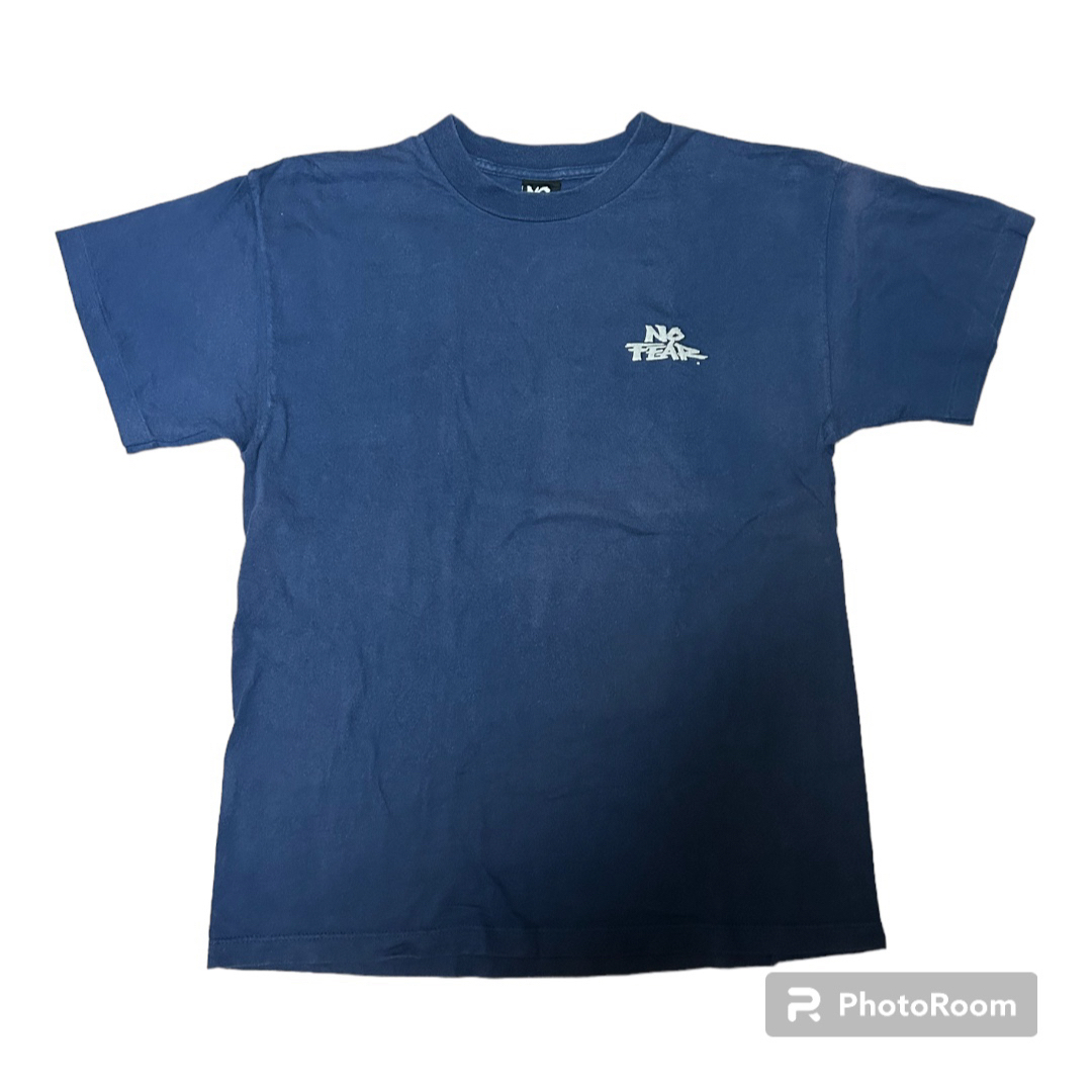NO FEAR - 90s USA製 NO FEAR プリント Tシャツ L ネイビーの NO FEAR - 90s USA製 NO FEAR プリント Tシャツ L ネイビーの