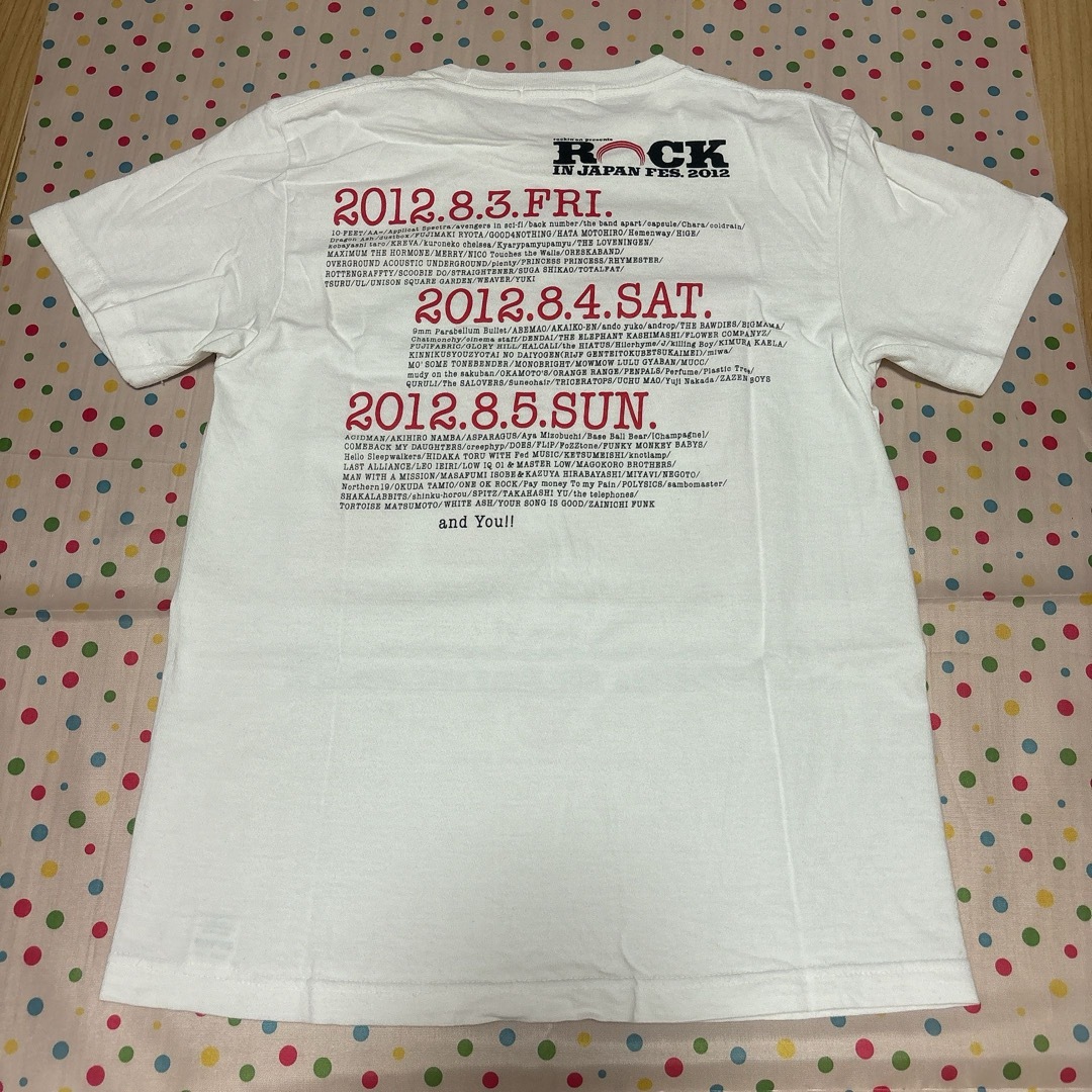 ROCK IN JAPAN ロッキン Tシャツ 2012 メンズのトップス(Tシャツ/カットソー(半袖/袖なし))の商品写真