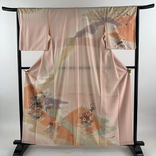 訪問着 身丈161cm 裄丈66cm 正絹 秀品 【中古】(着物)