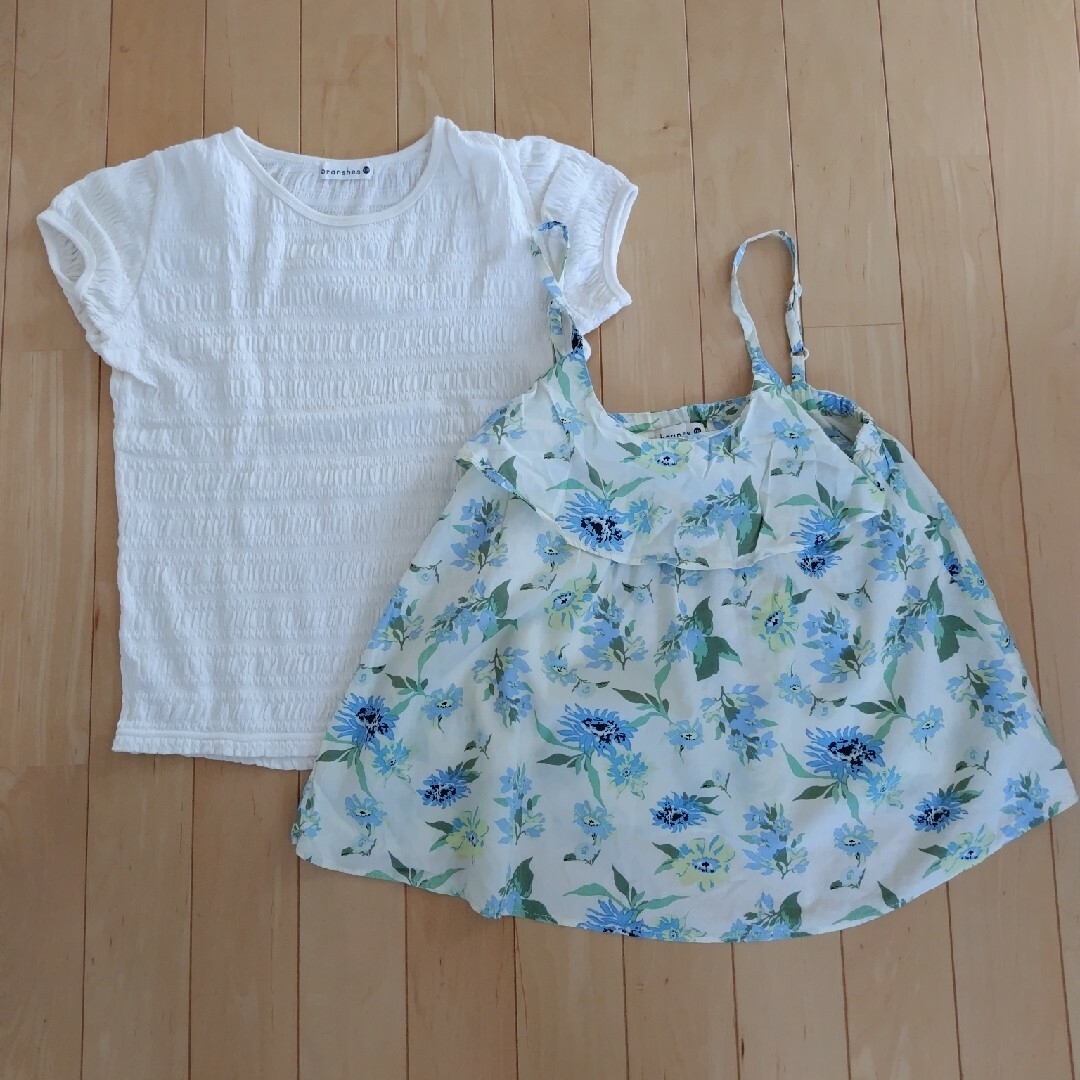 Branshes(ブランシェス)のトップス２点セット　130 キッズ/ベビー/マタニティのキッズ服女の子用(90cm~)(Tシャツ/カットソー)の商品写真