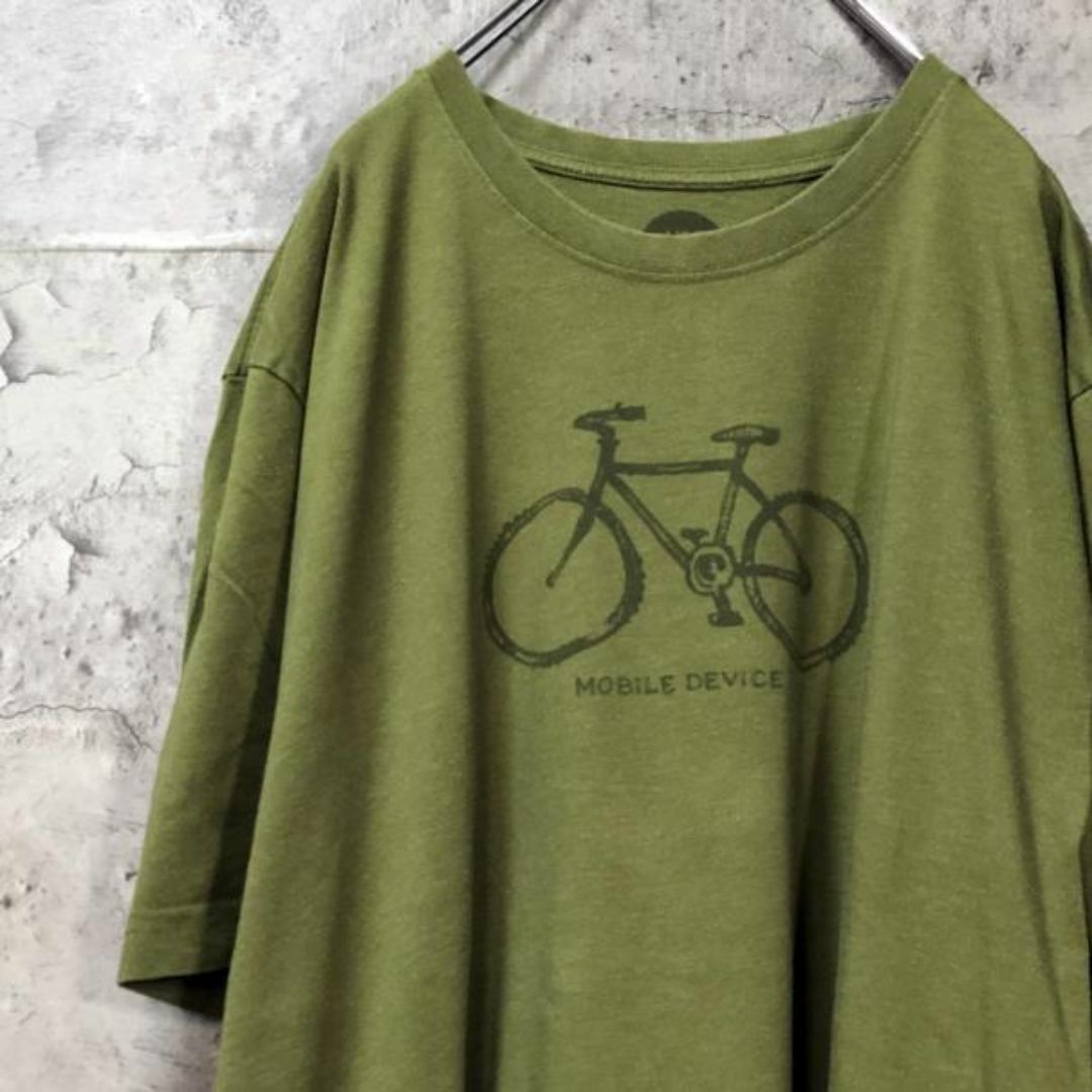 Life is Good 自転車 USA輸入 アースカラー Tシャツ メンズのトップス(Tシャツ/カットソー(半袖/袖なし))の商品写真