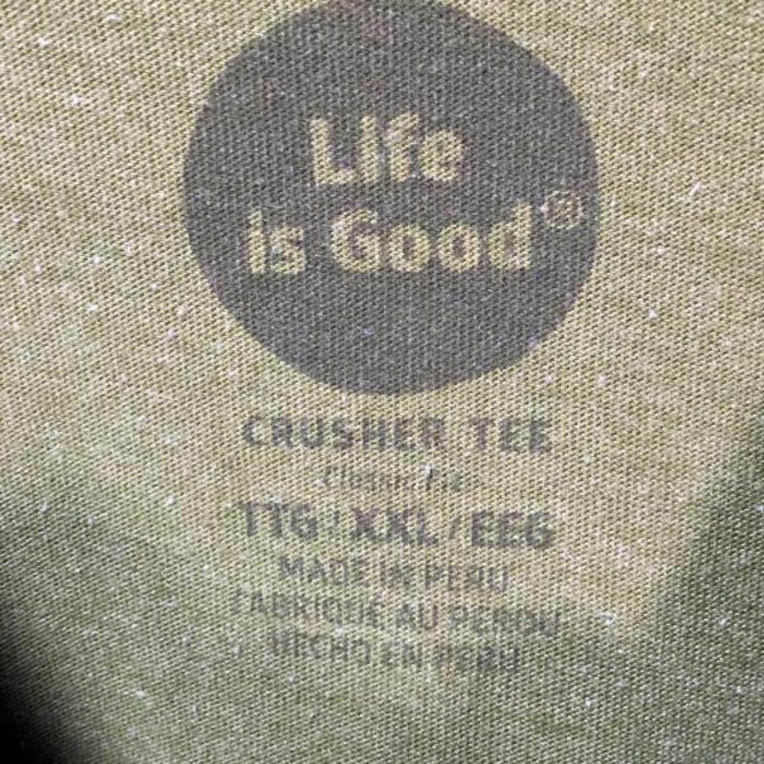 Life is Good 自転車 USA輸入 アースカラー Tシャツ メンズのトップス(Tシャツ/カットソー(半袖/袖なし))の商品写真