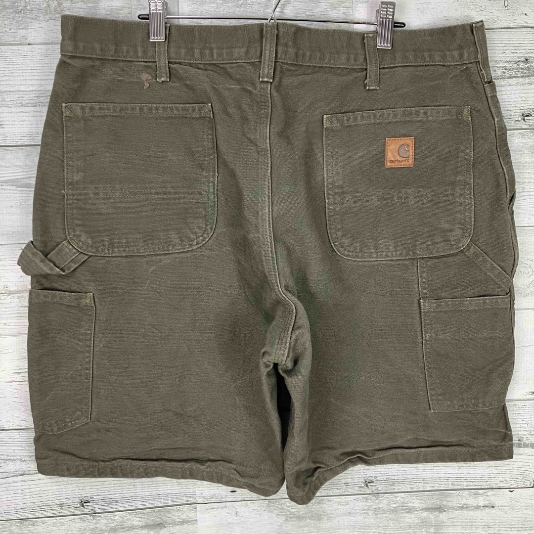 carhartt(カーハート)のカーハート w38レザーパッチ ワーク ペインターパンツ ショーツ メンズのパンツ(ショートパンツ)の商品写真