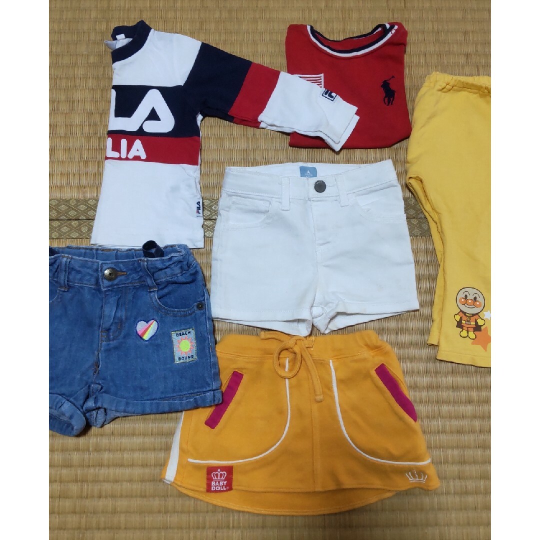 Ralph Lauren(ラルフローレン)のTシャツ●ロンT　半袖●半ズボン（ラルフローレン●ベビードール●フィラ）6点 キッズ/ベビー/マタニティのキッズ服女の子用(90cm~)(Tシャツ/カットソー)の商品写真