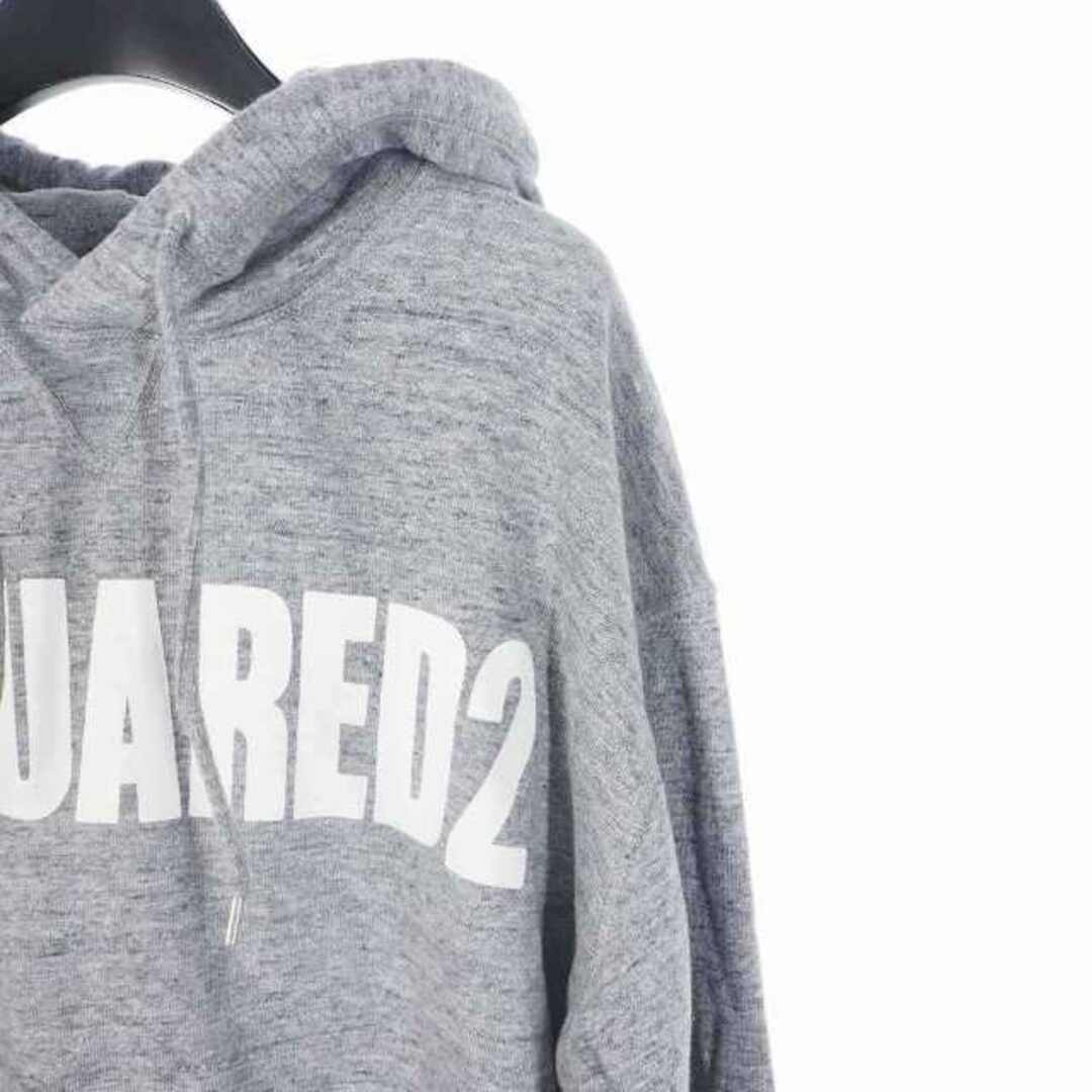 DSQUARED2(ディースクエアード)のディースクエアード 22SS ロゴ プルオーバー パーカー XL グレー メンズのトップス(パーカー)の商品写真