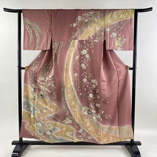 訪問着 身丈152.5cm 裄丈63cm 正絹 名品 【中古】(着物)