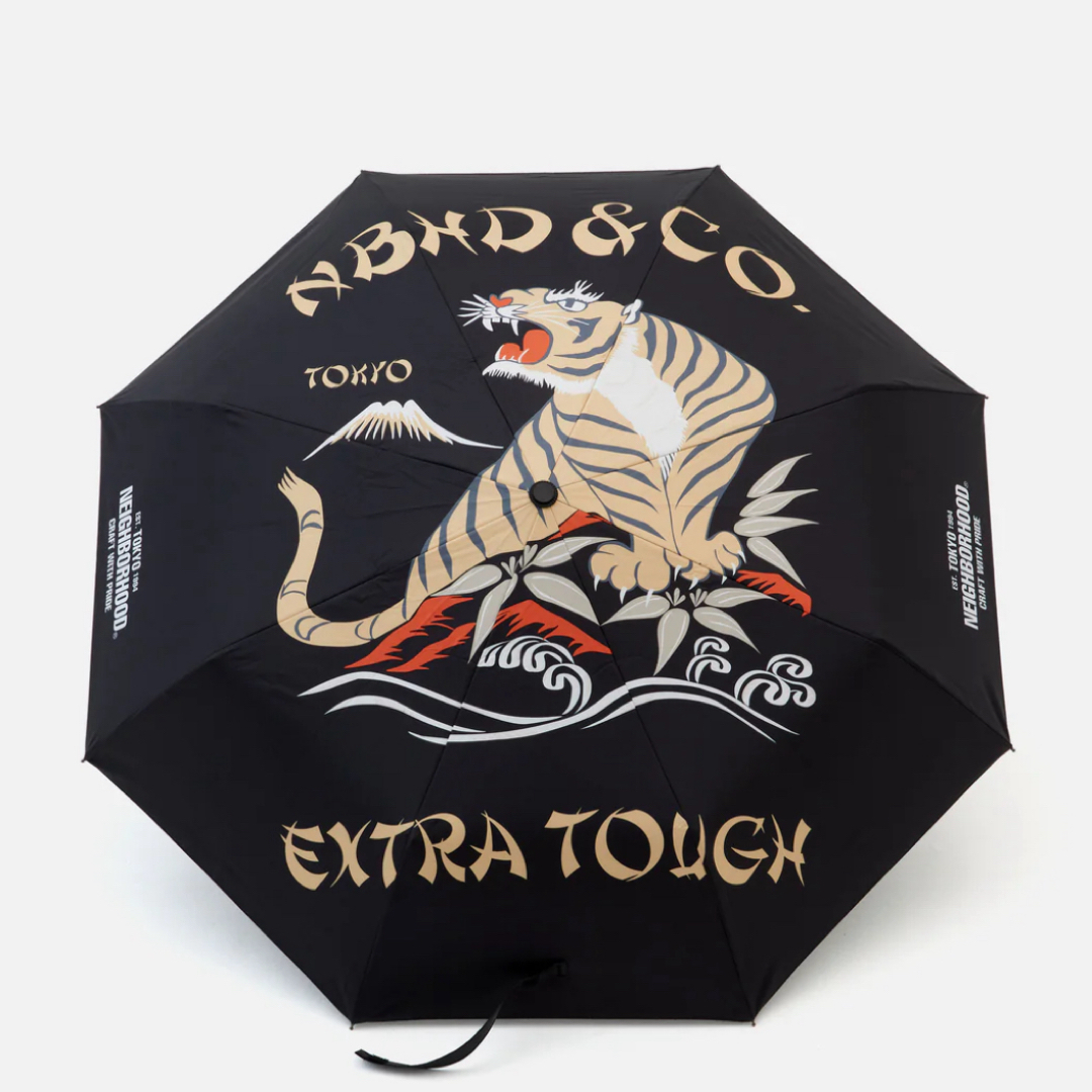 NEIGHBORHOOD(ネイバーフッド)のNEIGHBORHOODTIGERPRINT FOLDING UMBRELLA メンズのファッション小物(傘)の商品写真