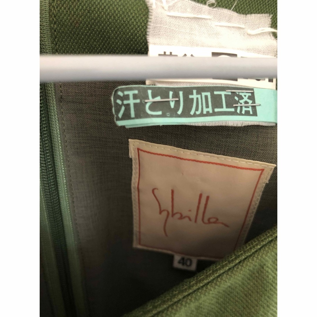 Sybilla(シビラ)の【ドライクリーニング・汗取り加工済】シビラ  ワンピース　リネン混 レディースのワンピース(ロングワンピース/マキシワンピース)の商品写真