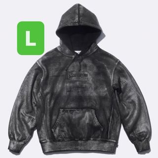 Supreme x MM6 Foil Box Logo Hooded "L"