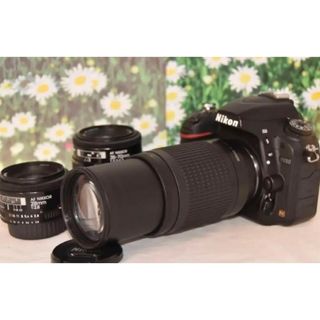 ニコン(Nikon)の超高画質❤️Nikon D750 トリプルレンズセット❤️標準＋望遠＋単焦点❤(デジタル一眼)