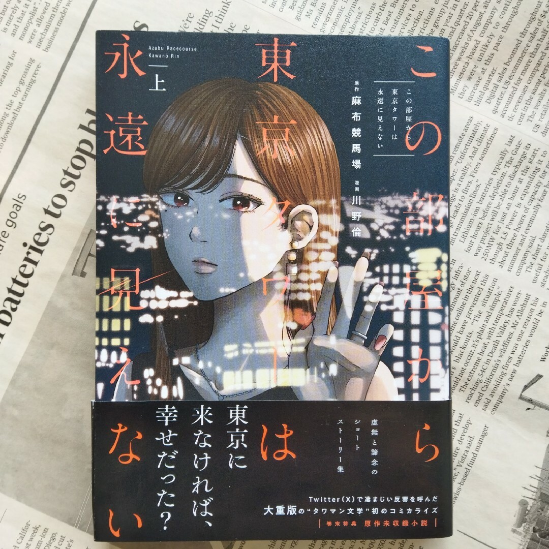 集英社(シュウエイシャ)のこの部屋から東京タワーは永遠に見えない　麻布競馬場／原作　川野倫／漫画 エンタメ/ホビーの漫画(青年漫画)の商品写真