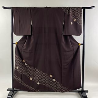 訪問着 身丈160cm 裄丈64cm 正絹 美品 名品 【中古】(着物)