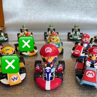 任天堂 - スーパーマリオ プルバックカー7種類9個セット