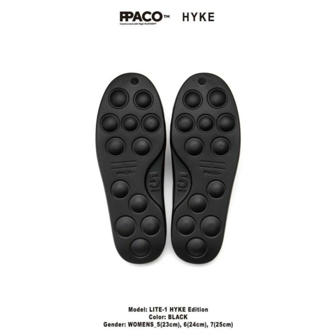 HYKE(ハイク)の【新品】PPACO×HYKE コラボレーションサンダル 23cm レディースの靴/シューズ(サンダル)の商品写真