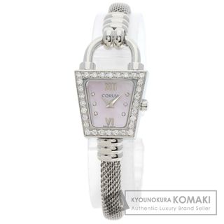 CORUM - CORUM 101.414.20 トラピーズ ダイヤモンド 腕時計 SS SS レディース