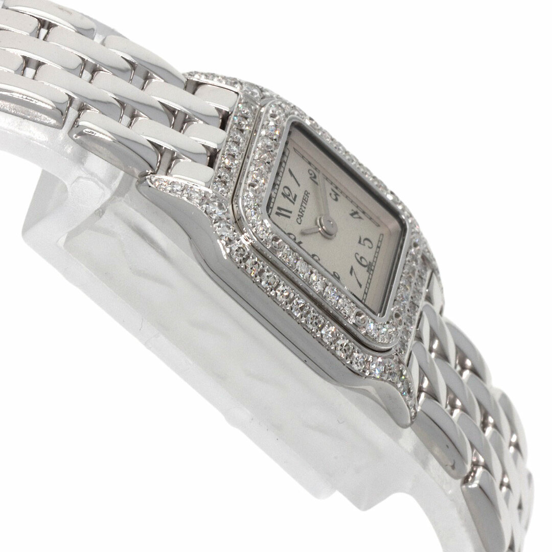Cartier(カルティエ)のCARTIER WF3210F3 ミニパンテール ベゼルダイヤモンド メーカーコンプリート 腕時計 K18WG K18WG ダイヤモンド レディース レディースのファッション小物(腕時計)の商品写真