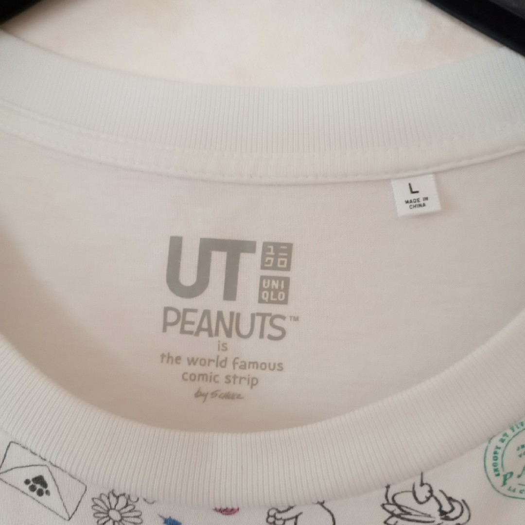 UNIQLO(ユニクロ)のユニクロ ꕤ UT スヌーピー Tシャツ 半袖  レディースL レディースのトップス(Tシャツ(半袖/袖なし))の商品写真