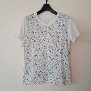 ユニクロ(UNIQLO)のユニクロ ꕤ UT スヌーピー Tシャツ 半袖  レディースL(Tシャツ(半袖/袖なし))