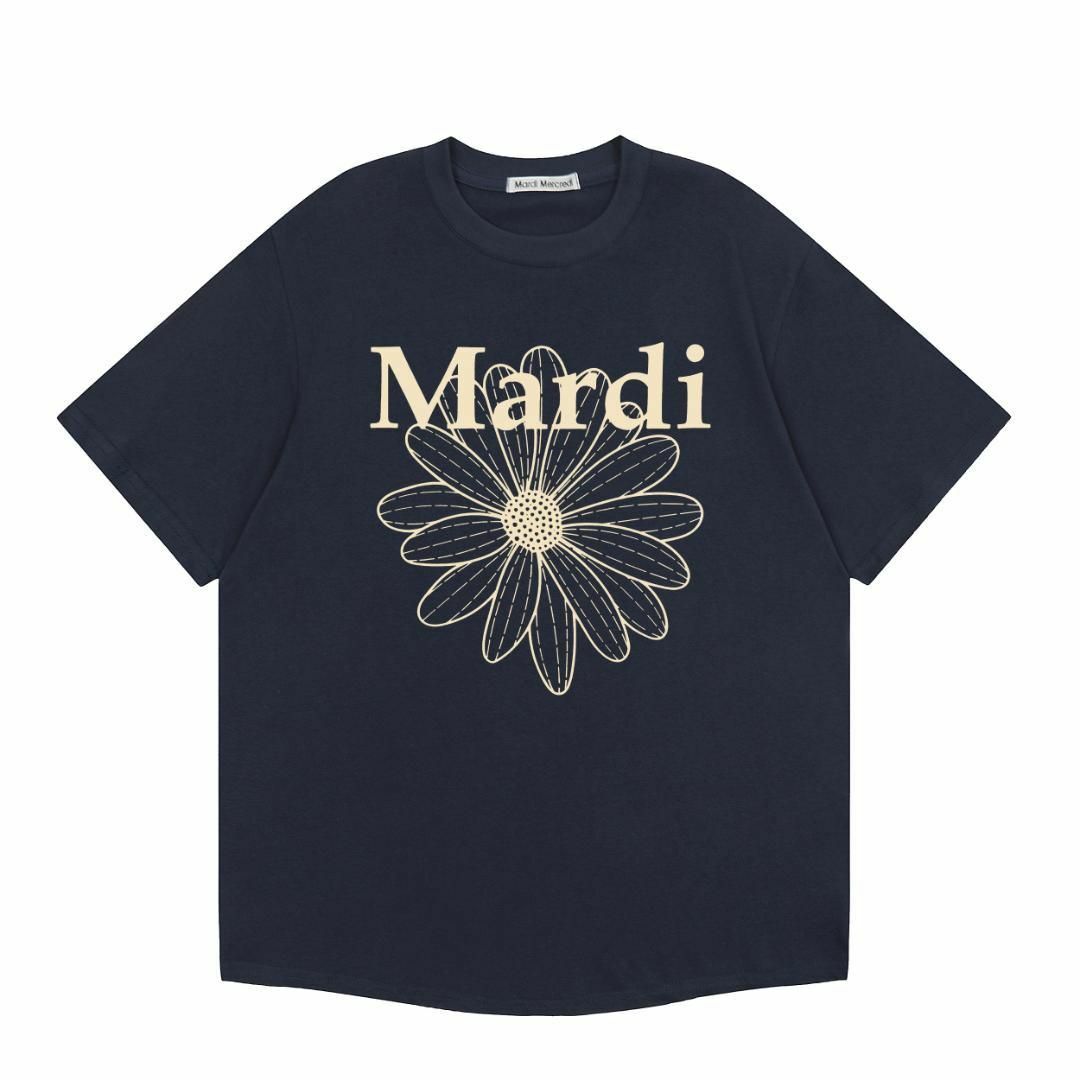 Mardi Mercredi Tシャツ マルディメクルディ半袖 ブラッククリーム レディースのトップス(Tシャツ(半袖/袖なし))の商品写真