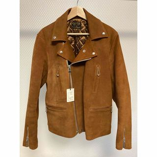 クーティー(COOTIE)のcootie 3rd suede riders jacket(レザージャケット)