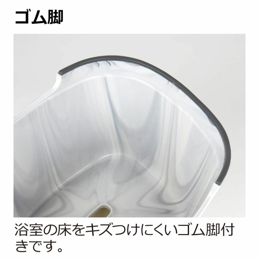 色: ホワイトリッチェル バスカHA 腰かけ40H ホワイト インテリア/住まい/日用品の日用品/生活雑貨/旅行(タオル/バス用品)の商品写真