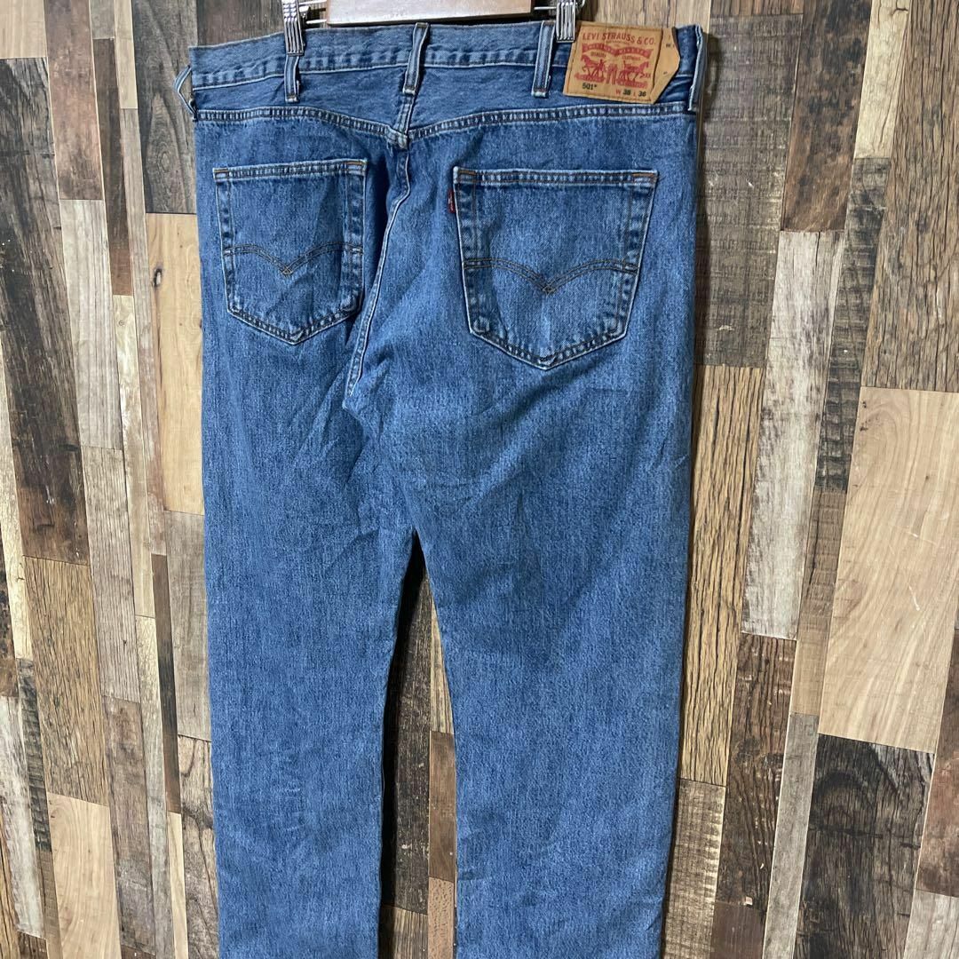 Levi's(リーバイス)のブルー リーバイス メンズ デニム 2XL 38 501 ストレート パンツ メンズのパンツ(デニム/ジーンズ)の商品写真