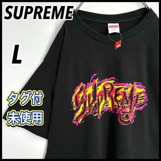 シュプリーム(Supreme)の【タグ付未使用‼】シュプリーム 　スクラッチロゴ　Tシャツ　人気L　入手困難(Tシャツ/カットソー(半袖/袖なし))