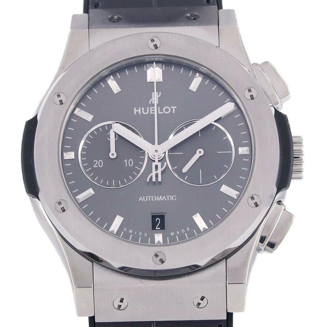 HUBLOT(ウブロ)のウブロ クラシックフュージョンクロノグラフチタニウムレーシンググレー 541.NX.7070.LR TI 自動巻 メンズの時計(腕時計(アナログ))の商品写真