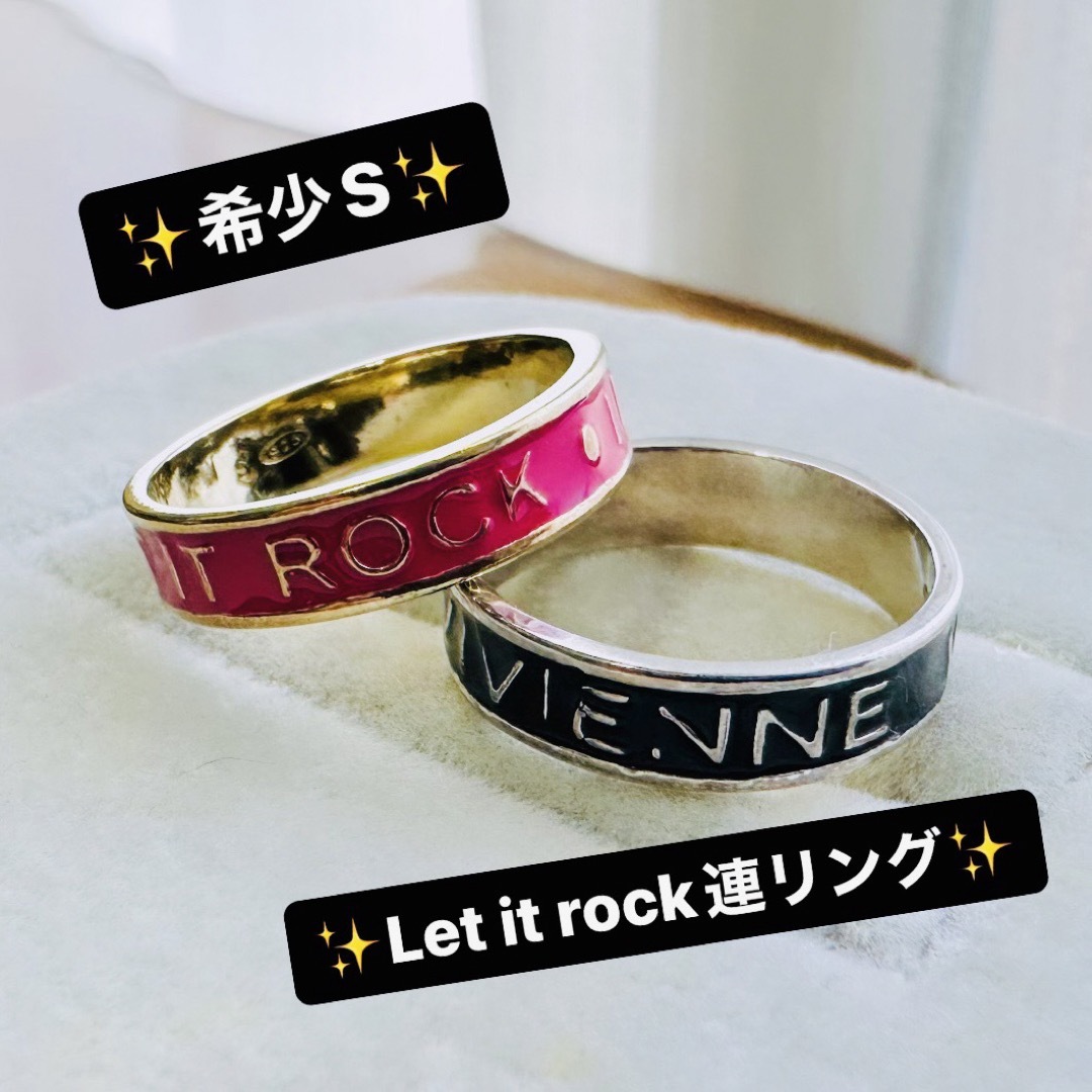 Vivienne Westwood(ヴィヴィアンウエストウッド)の超希少Viviennewestwood/let it rock2連リングS レディースのアクセサリー(リング(指輪))の商品写真