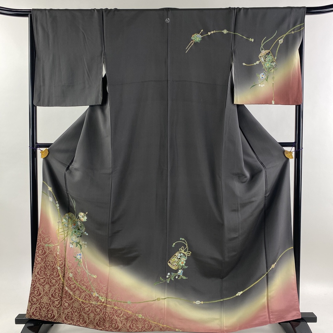 訪問着 身丈163.5cm 裄丈65.5cm 正絹 美品 名品 【中古】 レディースの水着/浴衣(着物)の商品写真