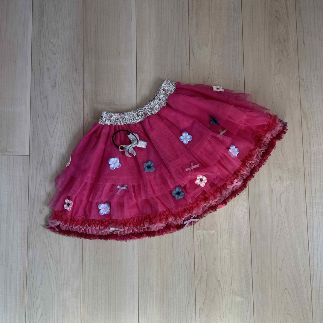 panpantutu(パンパンチュチュ)の未使用    panpantutu  スカート  XL(125〜140) キッズ/ベビー/マタニティのキッズ服女の子用(90cm~)(スカート)の商品写真