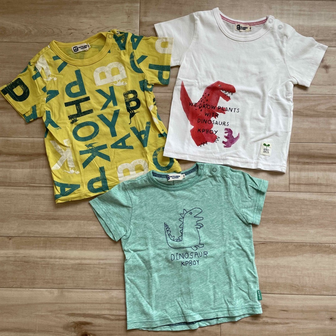 KP BOY(ケーピーボーイ)のKPBOY Tシャツ3枚セット キッズ/ベビー/マタニティのキッズ服男の子用(90cm~)(Tシャツ/カットソー)の商品写真