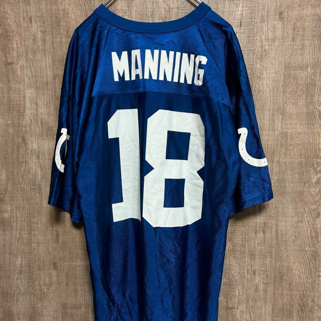 ゲームシャツ　NFL/インディアナ・コルツ　ブルー L メンズのトップス(Tシャツ/カットソー(半袖/袖なし))の商品写真