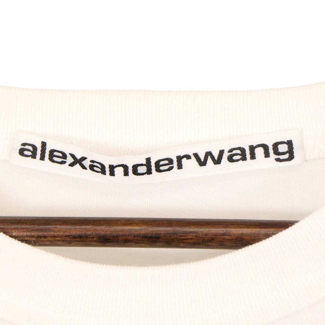 Alexander Wang(アレキサンダーワン)のアレキサンダーワン UCC3221535 ホワイト ロゴTシャツ M メンズのトップス(その他)の商品写真