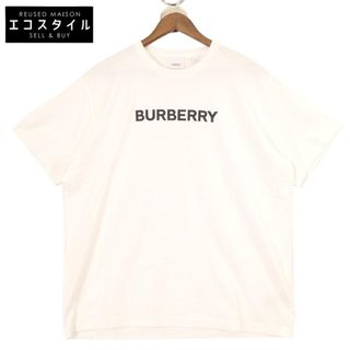 バーバリー(BURBERRY)のバーバリー 23SS ﾎﾜｲﾄ 8055309 ﾌﾛﾝﾄﾛｺﾞ 半袖Tｼｬﾂ M(その他)