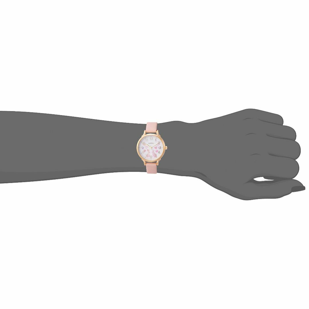 【色: ピンク】フィールドワーク 腕時計 フィールドワーク アナログ シロップ  レディースのファッション小物(腕時計)の商品写真